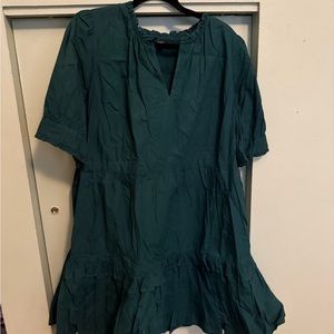 Dark Green JCrew Dress